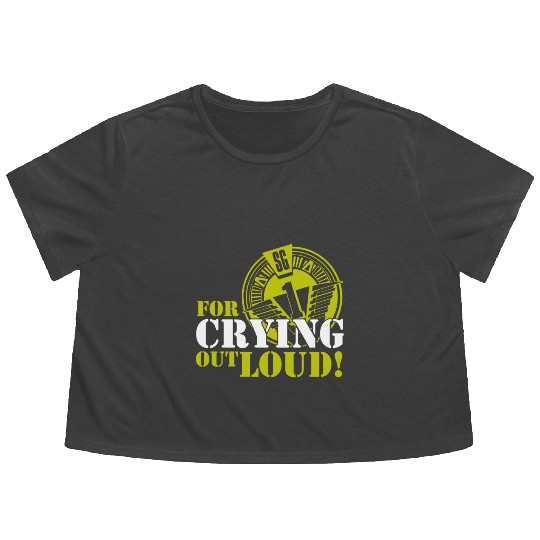 Stargate SG1 O Neill For Crying Out Loud Quote TV Flowy Cropped Tees