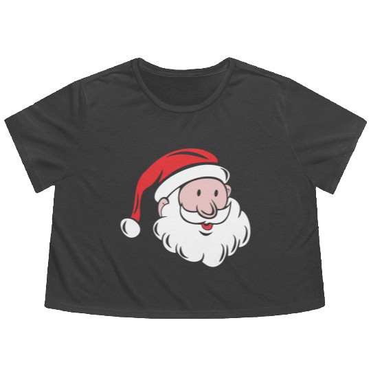 Santa Saint Nicholas Flowy Cropped Tees