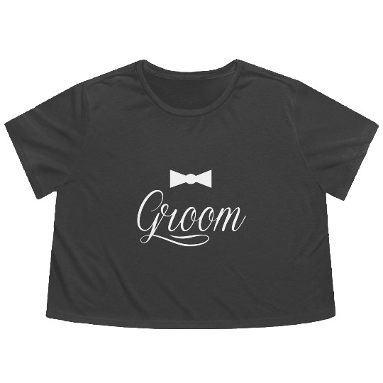 groom Bachelor Party groom gift Wedding groomsmen Flowy Cropped Tees