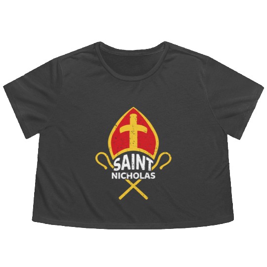 Saint Nicholas Flowy Cropped Tees