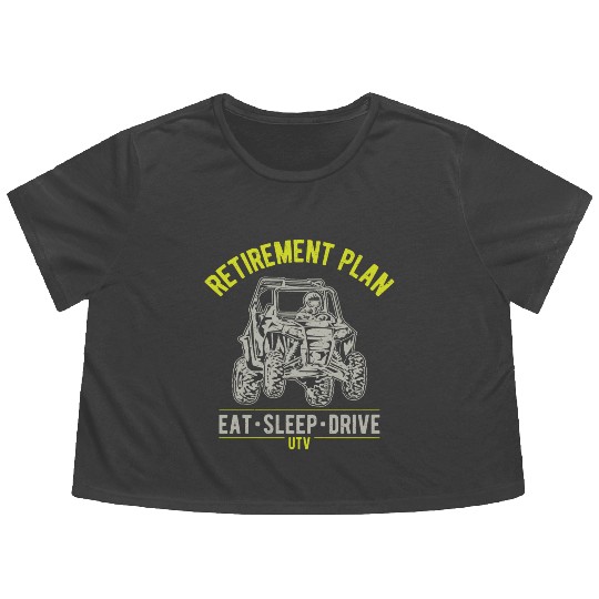 UTV SxS Retirement Plan Flowy Cropped Tees