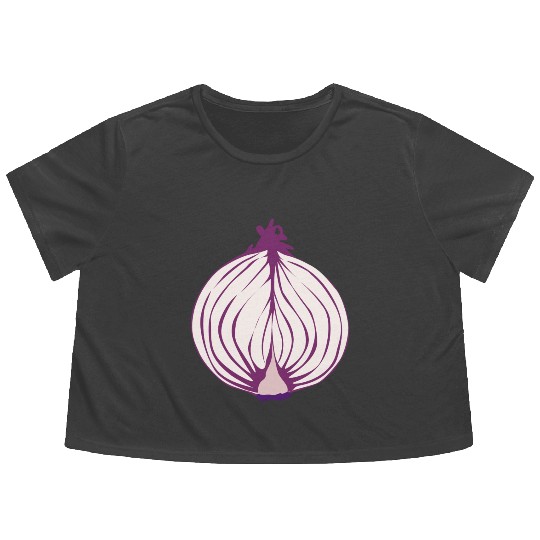 Red Onion Flowy Cropped Tees