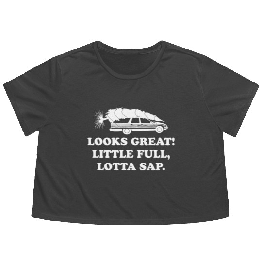 Griswold Christmas Vacation Flowy Cropped Tees