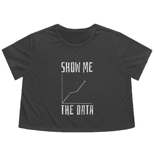 Data Science Computer Science Flowy Cropped Tees