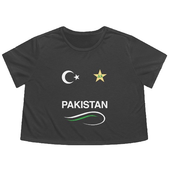 Pakistan Cricket Team Flowy Cropped Tees Fans Jersey