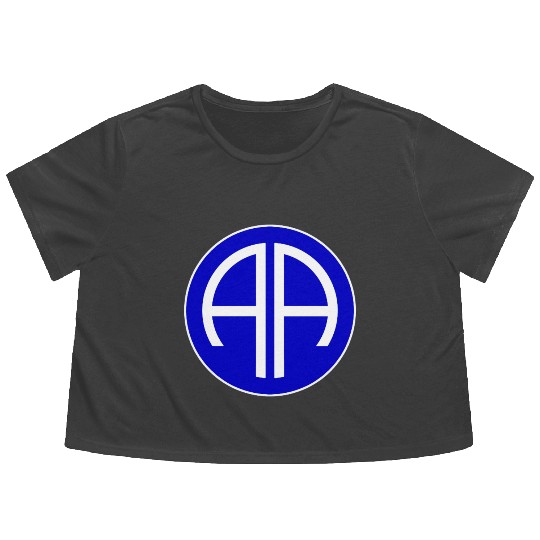 Us army 82nd airborne Flowy Cropped Tees