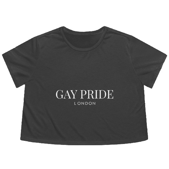 GAY PRIDE LONDON Flowy Cropped Tees