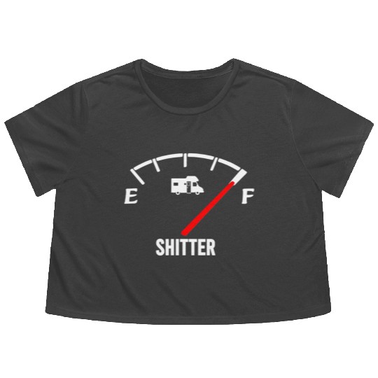Shitters Full Flowy Cropped Tees