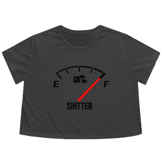 Shitters Full Flowy Cropped Tees