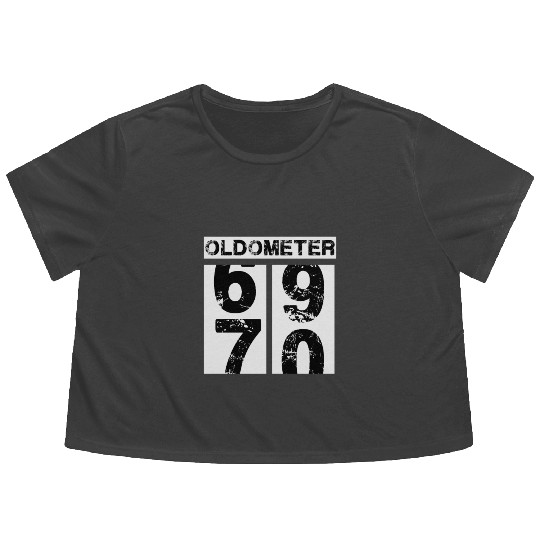 70th birthday jubilee celebration birthday celebr Flowy Cropped Tees