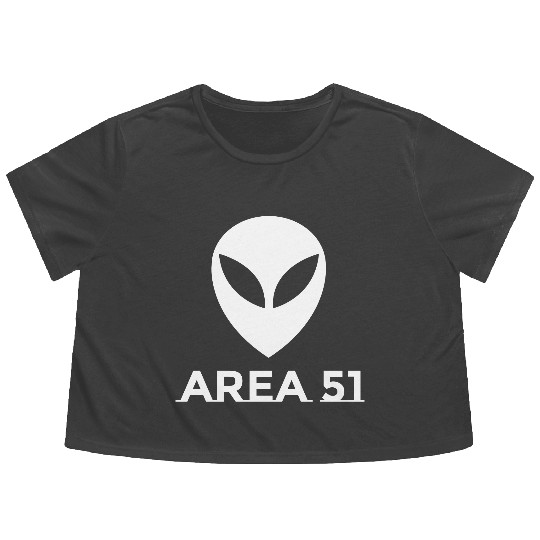 Area 51 Flowy Cropped Tees