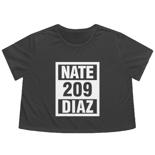 Nate Diaz Stockton 209 Flowy Cropped Tees
