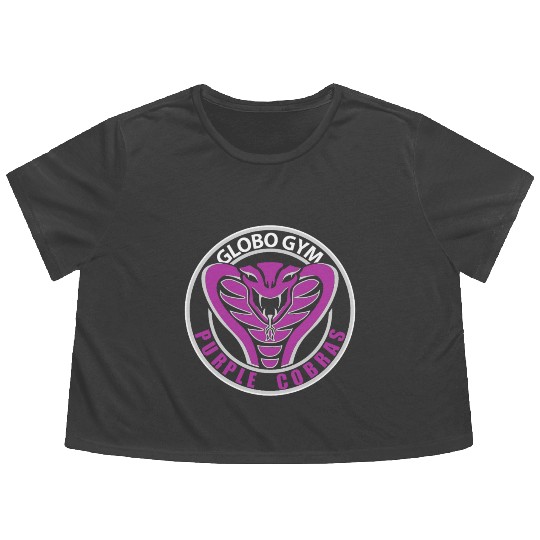 globo gym costume Flowy Cropped Tees