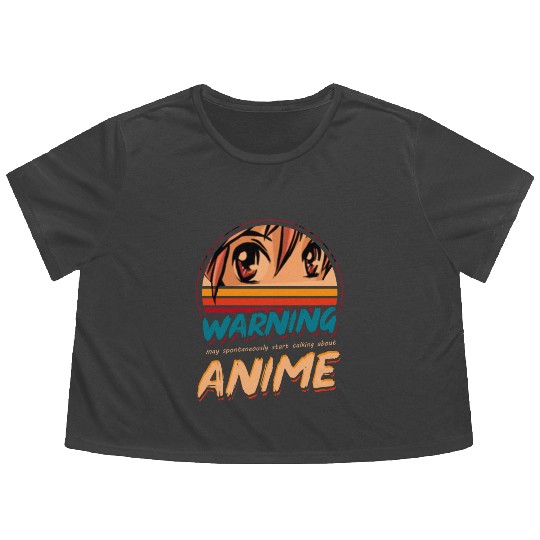 anime, anime character, manga, comic Flowy Cropped Tees