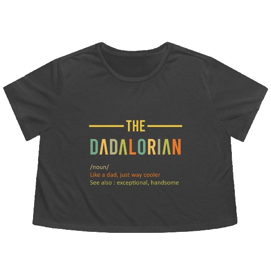 THE DADALORIAN Flowy Cropped Tees