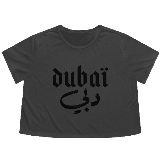Dubai Flowy Cropped Tees