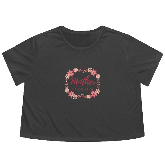 Mother of the bride Flowy Cropped Tees