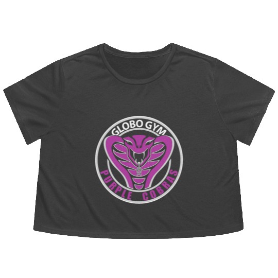 globo gym costume Flowy Cropped Tees