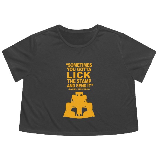 Daniel Ricciardo legendary quote Flowy Cropped Tees