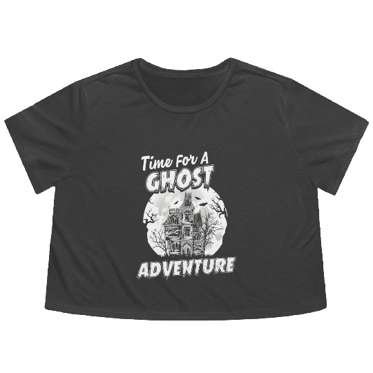 Ghost Adventures Ghost Hunting Time Flowy Cropped Tees