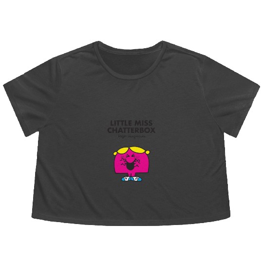 Mr Men Little Miss Chatterbox Flowy Cropped Tees