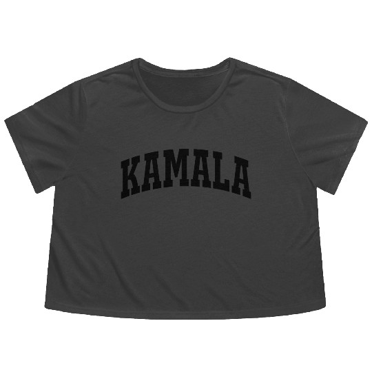 Joe Biden Kamala Harris, Kamala Harris College Flowy Cropped Tees