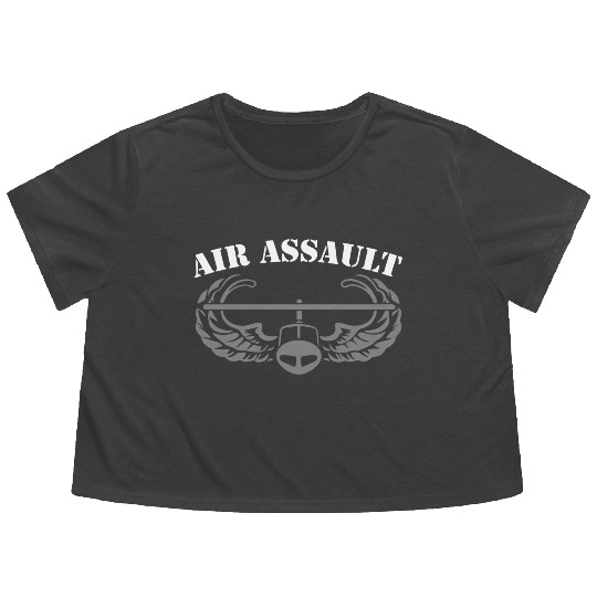 Army Air Assault 20460 Flowy Cropped Tees
