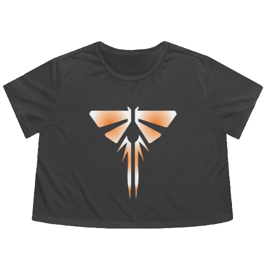 The Last of Us Fireflies Logo Graffiti Flowy Cropped Tees