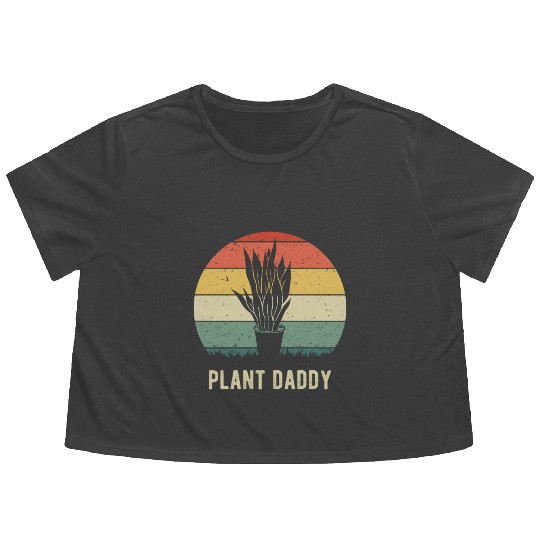 Plant Daddy VIII Flowy Cropped Tees
