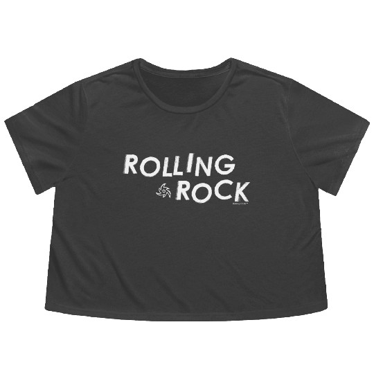 Rolling Rock (Logo) Flowy Cropped Tees