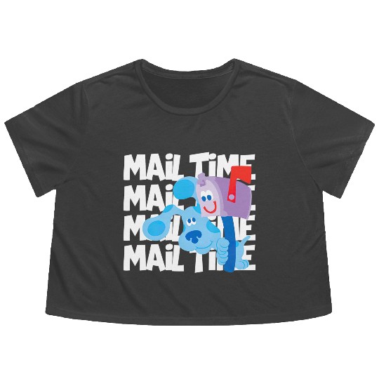 Mail Time With Blues Clues Flowy Cropped Tees