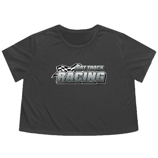 Dirt Track Car Racing Modified Racing Speedway png Flowy Cropped Tees