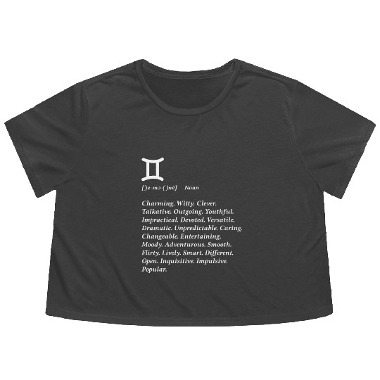 Gemini Flowy Cropped Tees