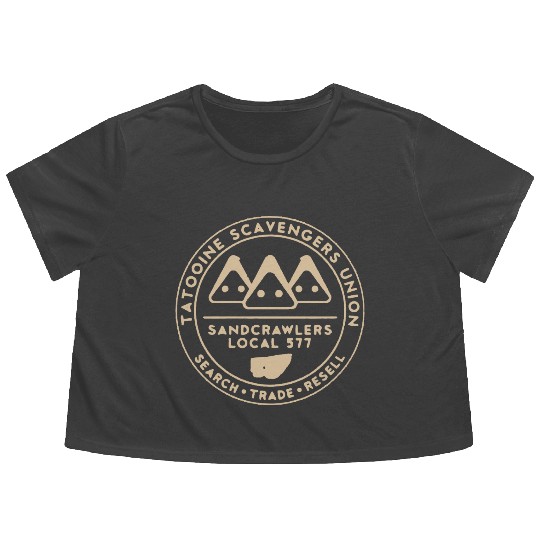 Tatooine Scavengers Union Flowy Cropped Tees