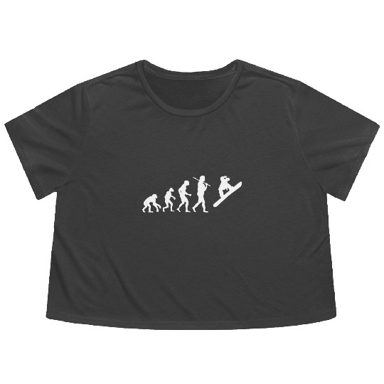 Evolution Snowboarding Flowy Cropped Tees