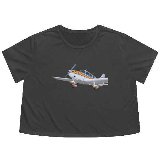 piper pa 28 cherokee Flowy Cropped Tees