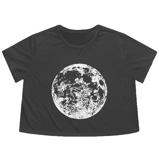 Full Moon Flowy Cropped Tees