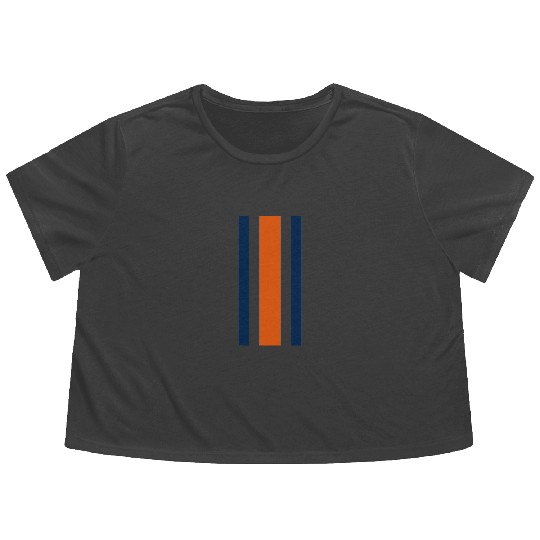 Auburn Football Helmet Flowy Cropped Tees