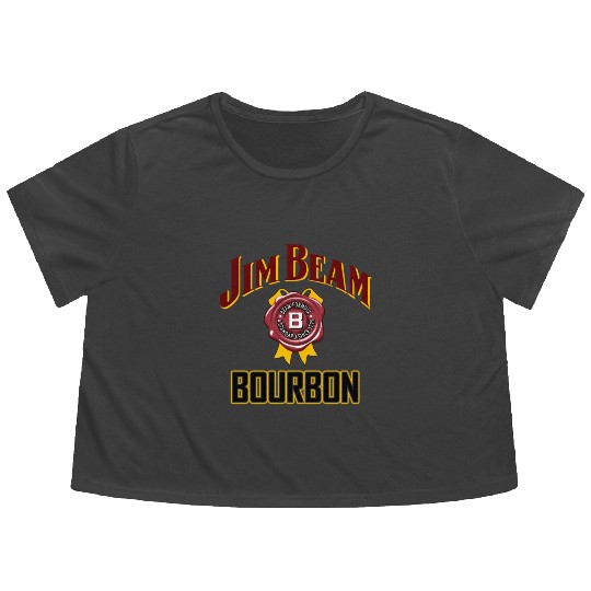 jim beam BOURBON Flowy Cropped Tees