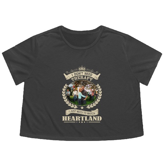 heartland ,Heartland US,Heartland Canada Flowy Cropped Tees