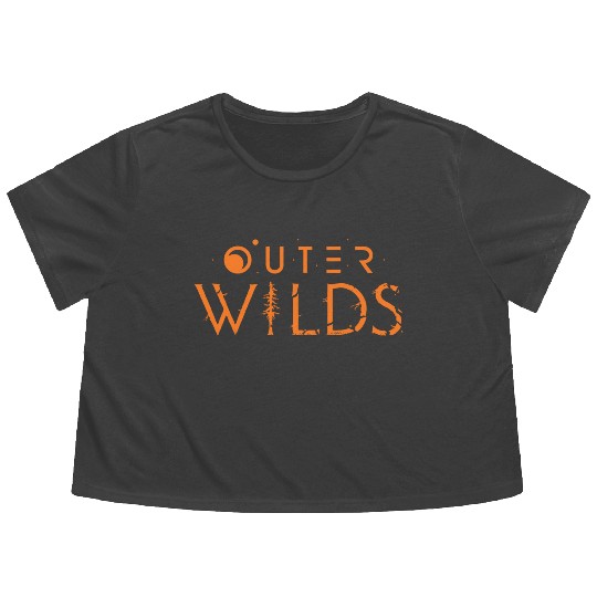 outer wilds Flowy Cropped Tees