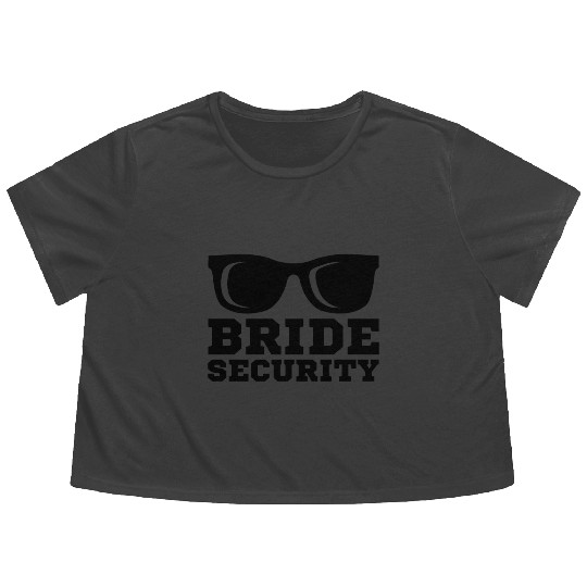 Bachelorette Party Wedding Bridesmaid Bride Flowy Cropped Tees