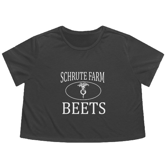 Schrute Farms Flowy Cropped Tees
