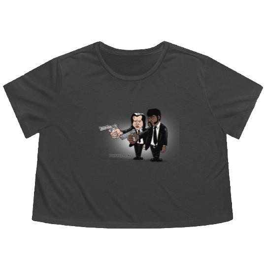 Pulp Fiction Flowy Cropped Tees