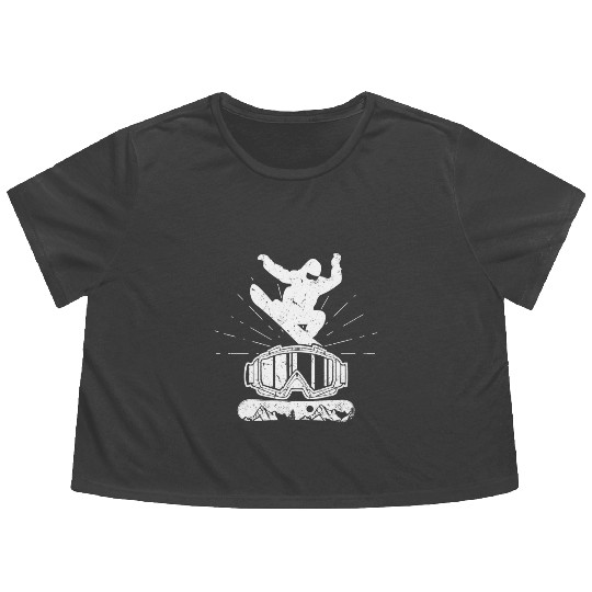 Winter sports Snowboarding Freestyle Snowboarders Flowy Cropped Tees