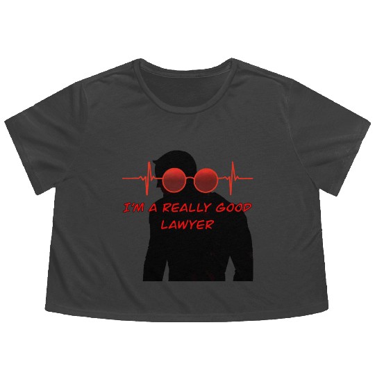 Daredevil heart beat no way home body shadow Flowy Cropped Tees