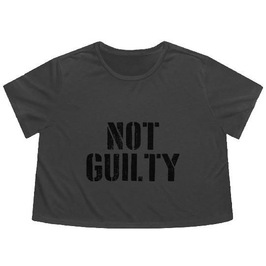 Not Guilty Flowy Cropped Tees