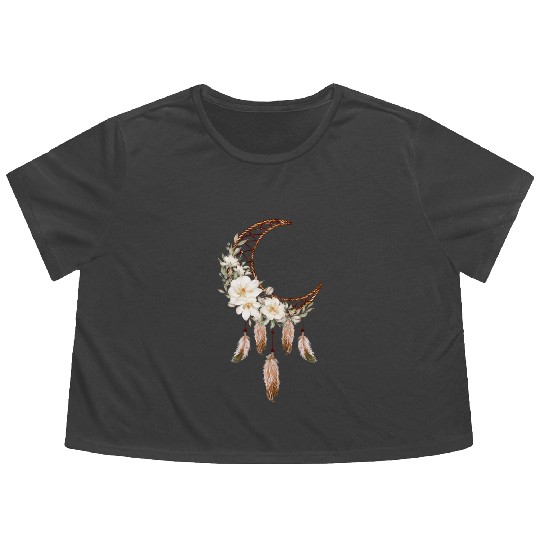 Dreamcatcher Dream Catcher Fashion For Women Flowy Cropped Tees