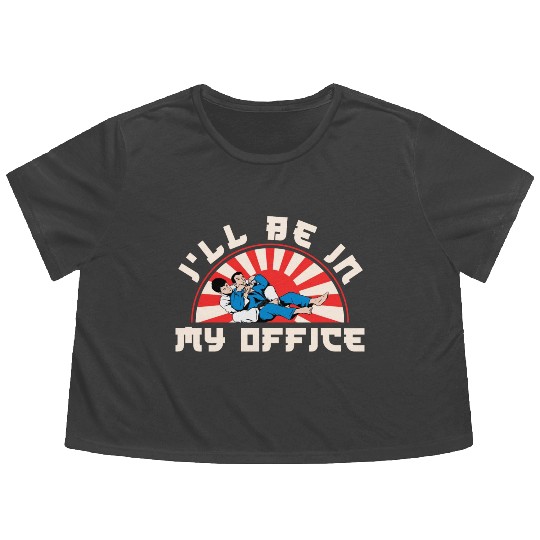 Brazilian Jiu Jitsu MMA Bjj Hugger Flowy Cropped Tees