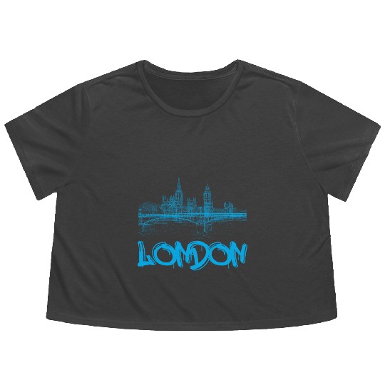 London Flowy Cropped Tees